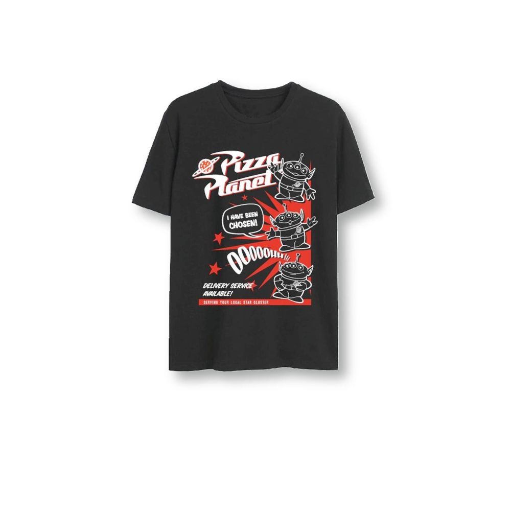 Disney Toy Story - Pizza Planet Tshirt Enfant - Noir